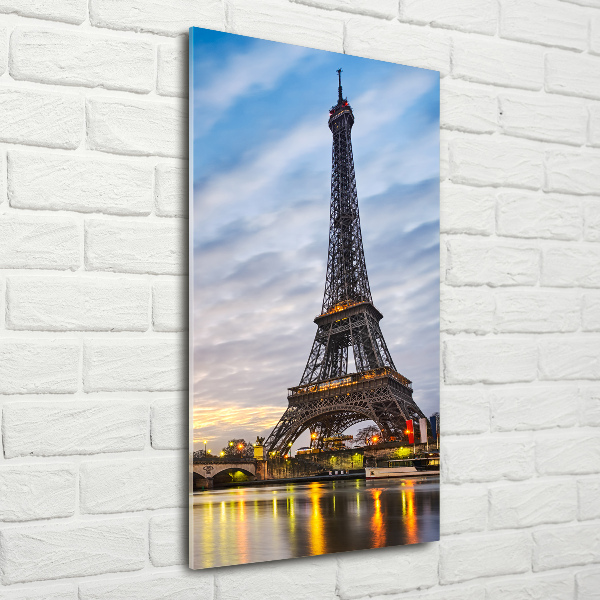 Cuadro de metacrilato vertical Torre Eiffel de París