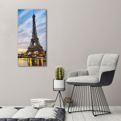Cuadro de metacrilato vertical Torre Eiffel de París