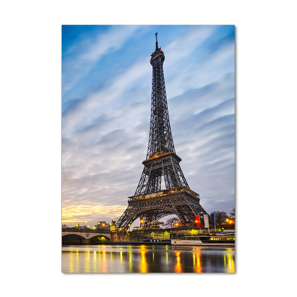 Cuadro de metacrilato vertical Torre Eiffel de París