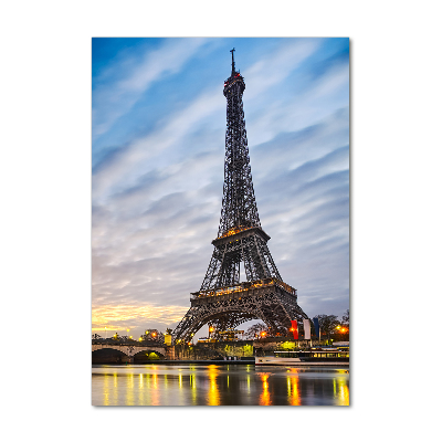 Cuadro de metacrilato vertical Torre Eiffel de París