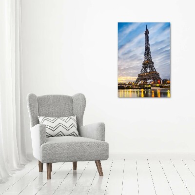 Cuadro de metacrilato vertical Torre Eiffel de París