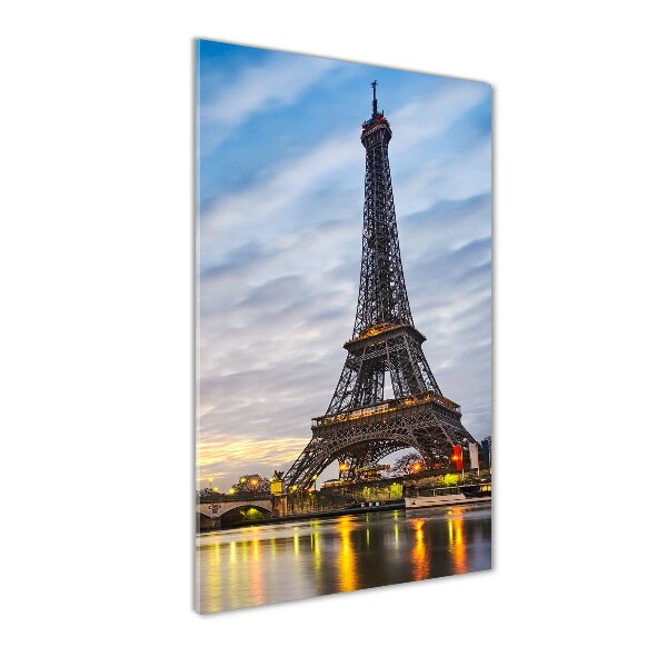 Cuadro de metacrilato vertical Torre Eiffel de París