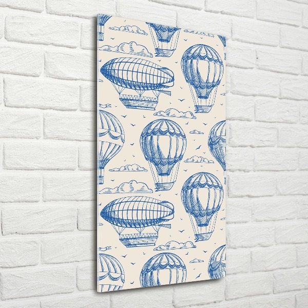 Impresión en metacrilato de alta calidad vertical Dirigibles y globos