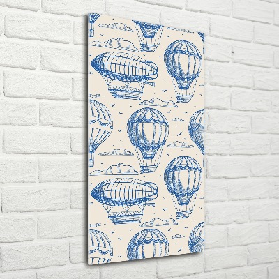 Impresión en metacrilato de alta calidad vertical Dirigibles y globos