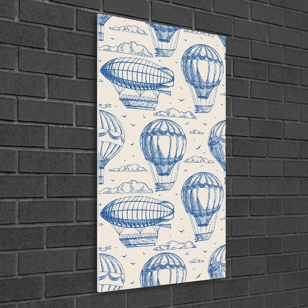 Impresión en metacrilato de alta calidad vertical Dirigibles y globos