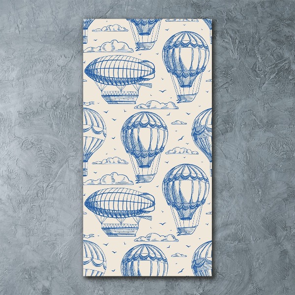 Impresión en metacrilato de alta calidad vertical Dirigibles y globos