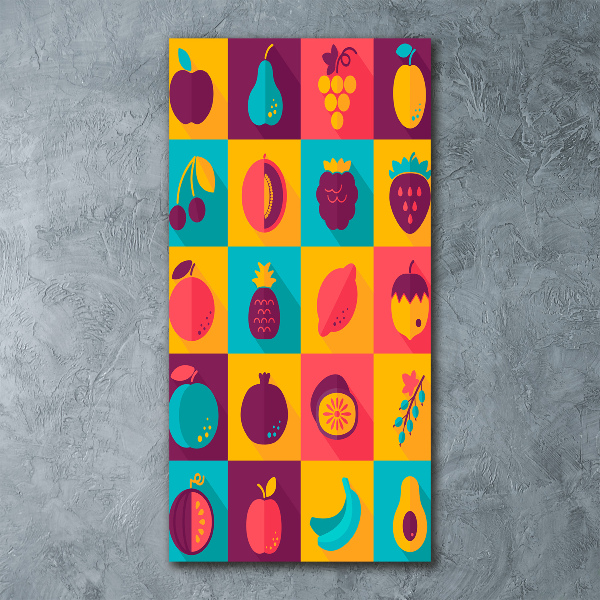 Obraz zdjęcie akryl pionowy Owoce