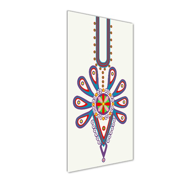 Obraz zdjęcie szkło akryl pionowy Polski wzór ludowy