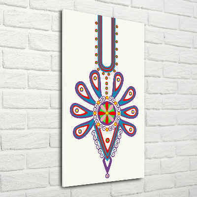 Obraz zdjęcie szkło akryl pionowy Polski wzór ludowy