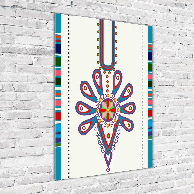 Impresión en metacrilato de alta calidad vertical Patrón popular polaco