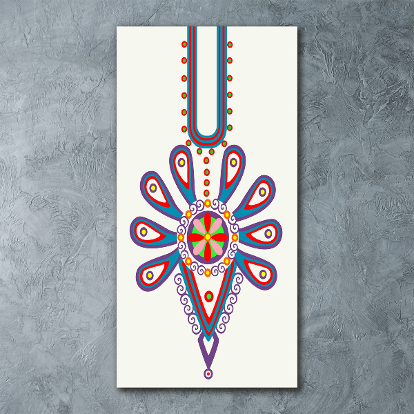 Obraz zdjęcie szkło akryl pionowy Polski wzór ludowy