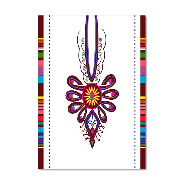 Obraz zdjęcie szkło akryl pionowy Polski wzór ludowy