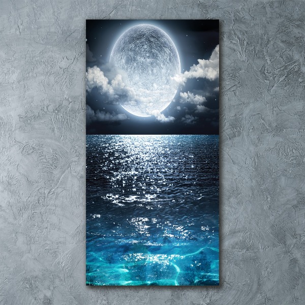 Cuadro de metacrilato vertical Luna llena