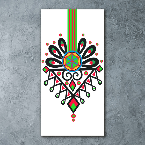 Impresión en metacrilato de alta calidad vertical Patrón popular polaco