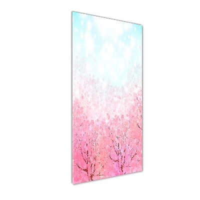 Impresión en metacrilato de alta calidad vertical flores de cerezo