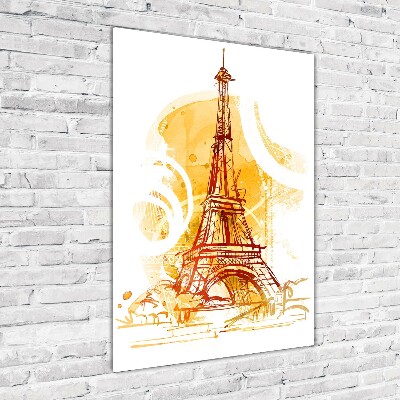 Impresión en metacrilato de alta calidad vertical Verano en París