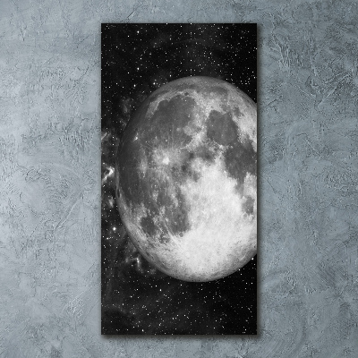 Impresión en metacrilato de alta calidad vertical Luna