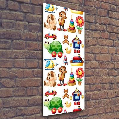 Cuadro de metacrilato vertical Juguetes