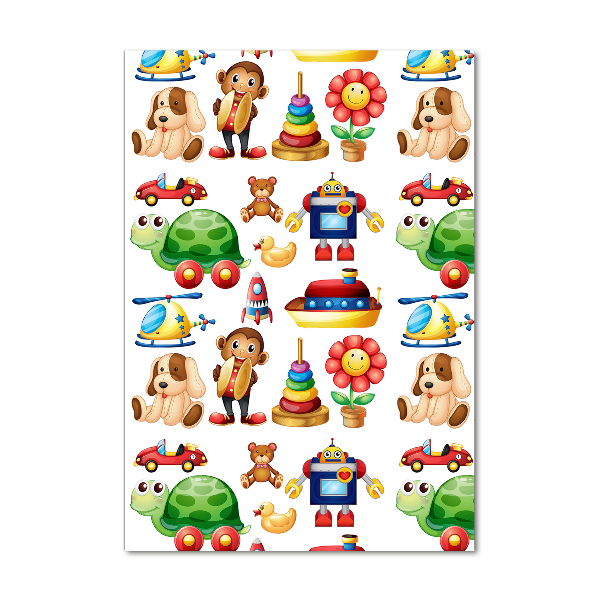 Cuadro de metacrilato vertical Juguetes