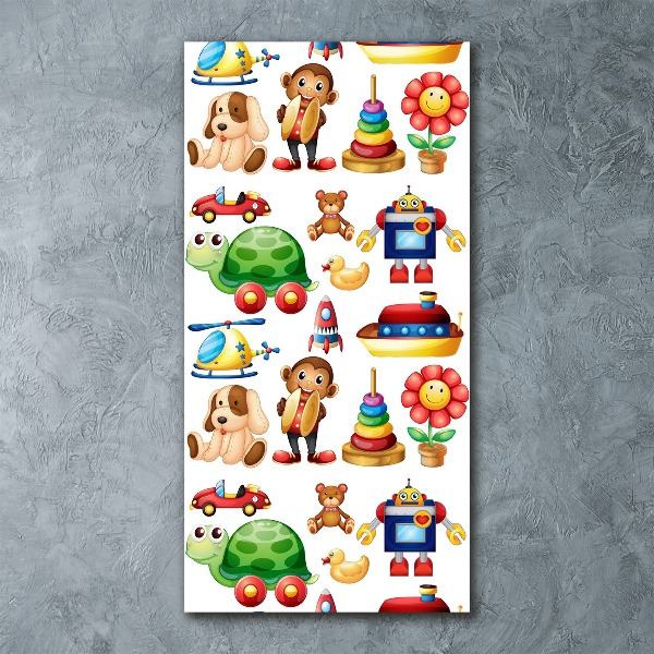 Cuadro de metacrilato vertical Juguetes