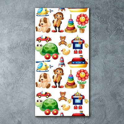 Cuadro de metacrilato vertical Juguetes