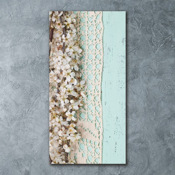 Obraz zdjęcie szkło akryl pionowy Kwiaty wiśni