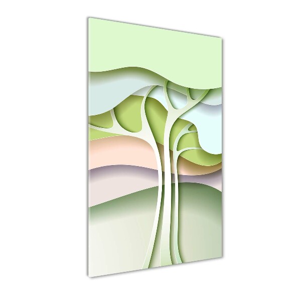 Cuadro de metacrilato vertical Árbol abstracto