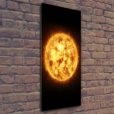 Foto obraz szkło akryl pionowy Słońce