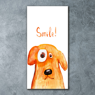 Impresión en metacrilato de alta calidad vertical Perro