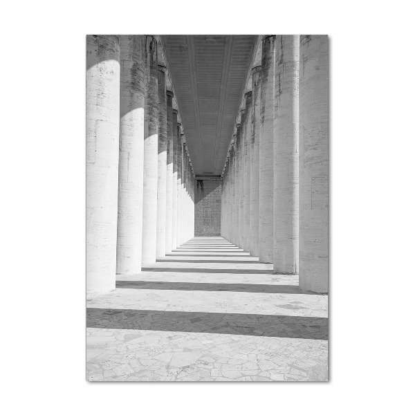 Cuadro decorativo en acrílico brillante vertical Corredor