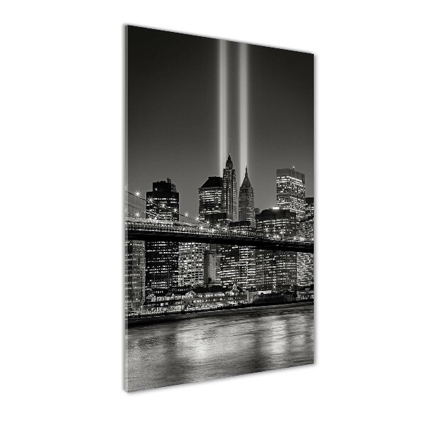 Cuadro de metacrilato vertical Manhattan Nueva York