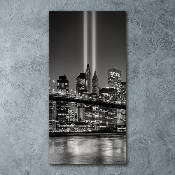 Cuadro de metacrilato vertical Manhattan Nueva York