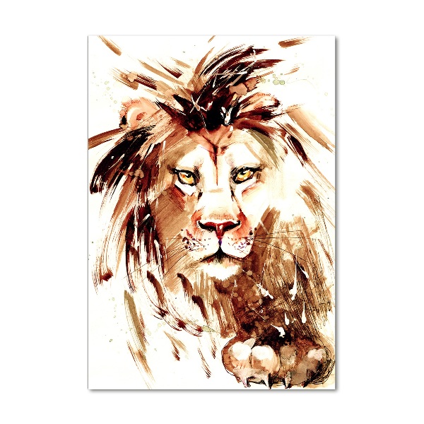 Cuadro de metacrilato moderno efecto cristal vertical León