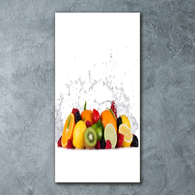 Cuadro decorativo en acrílico brillante vertical Fruta