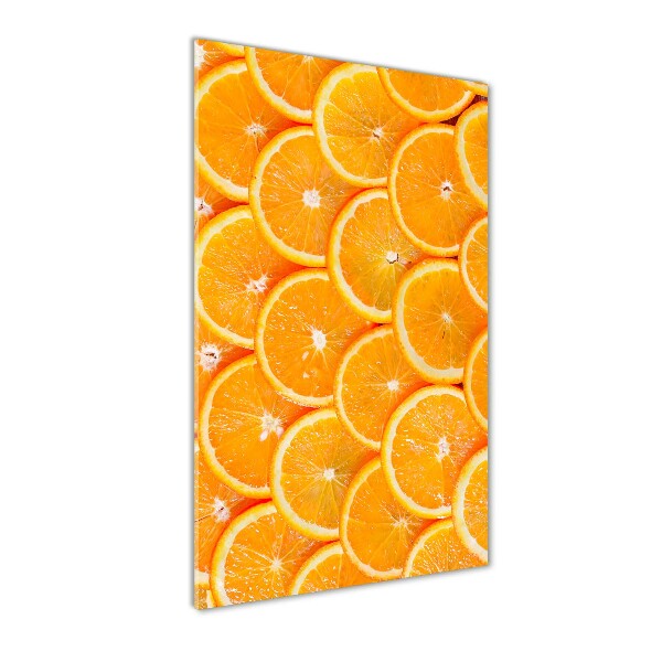 Impresión en metacrilato de alta calidad vertical rodajas de naranja