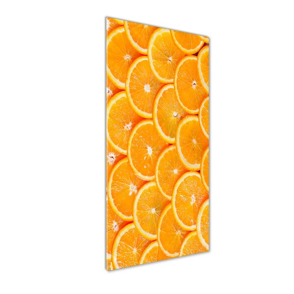 Impresión en metacrilato de alta calidad vertical rodajas de naranja