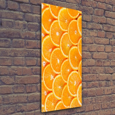 Impresión en metacrilato de alta calidad vertical rodajas de naranja