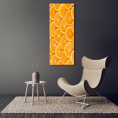 Impresión en metacrilato de alta calidad vertical rodajas de naranja