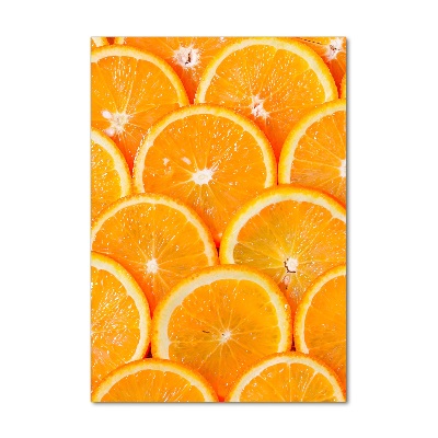 Impresión en metacrilato de alta calidad vertical rodajas de naranja
