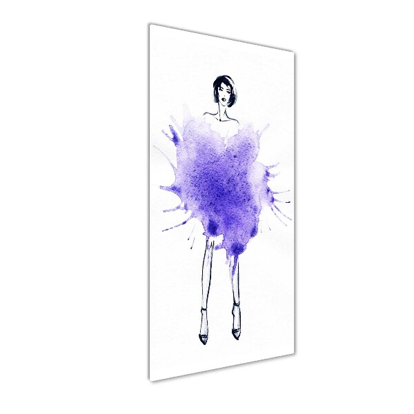 Cuadro de metacrilato vertical Ilustración de moda