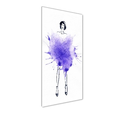 Cuadro de metacrilato vertical Ilustración de moda