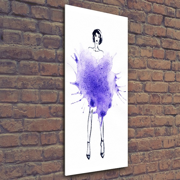 Cuadro de metacrilato vertical Ilustración de moda