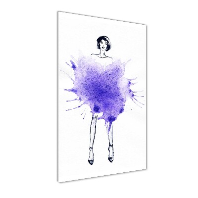Cuadro de metacrilato vertical Ilustración de moda