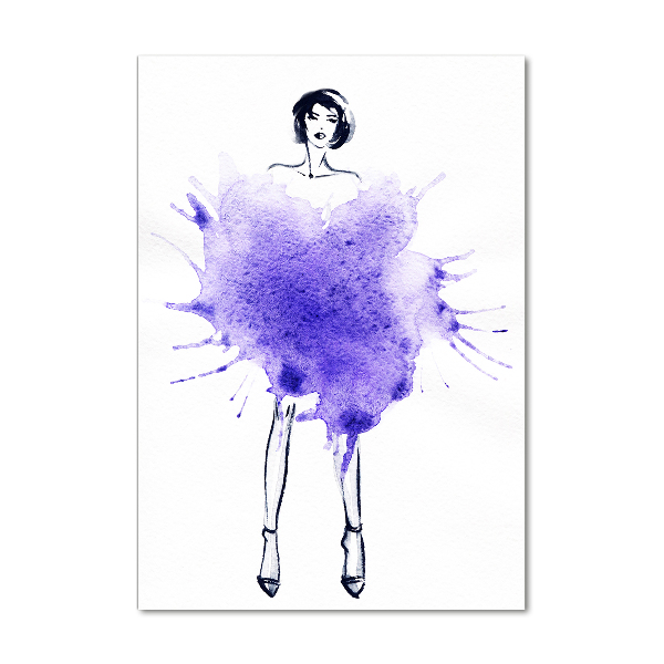 Cuadro de metacrilato vertical Ilustración de moda