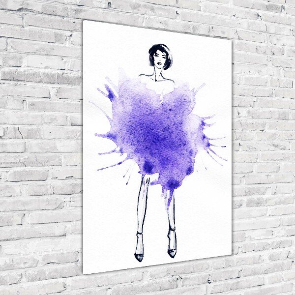 Cuadro de metacrilato vertical Ilustración de moda