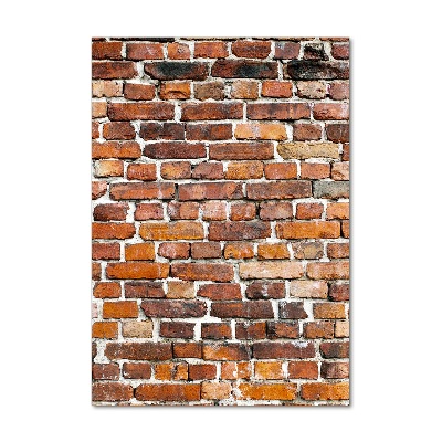 Foto obraz szkło akryl pionowy Ceglana ściana
