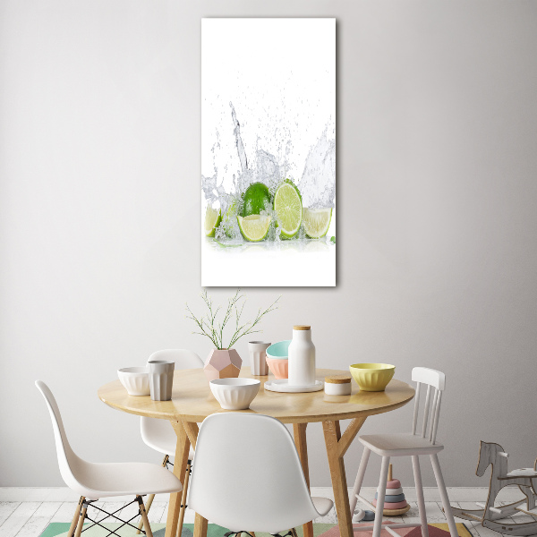 Obraz zdjęcie szkło akryl pionowy Limonka