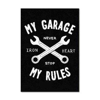 Foto obraz akryl pionowy Mój garaż