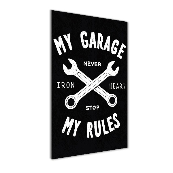 Foto obraz akryl pionowy Mój garaż