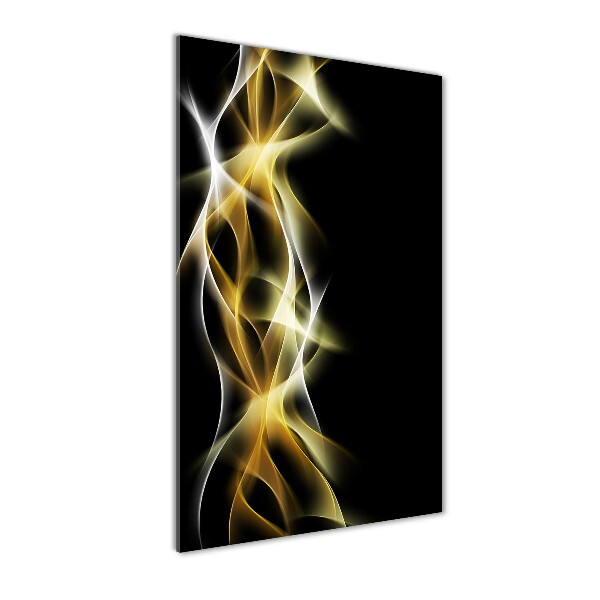 Cuadro decorativo en acrílico brillante vertical Abstracción de la luz